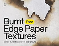 100 Free Burnt Edge Paper Textures