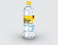 Plastic Mineral Water Bottle Mockups