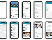 Hotel booking iOS app concept