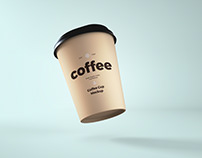 Take a way coffee cup mockup