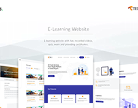 E-Learning Website Design