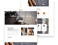 Cake Bekary Website Design with elementor