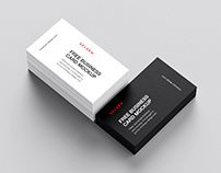 Free 3,5 x 2 inches business card mockup
