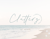 Clattery - a Simple Monoline Font