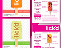 Lick'd Pops Packaging