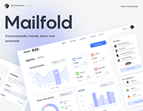 Mailfold mailing postcards UI/UX Web Design