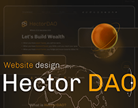 Website design for the Hector DAO coin