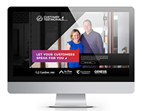 Customer Testimonials one-page website