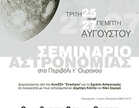 Poster for astronomy seminar
