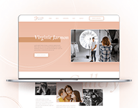 Virginie Jarmon Website Design