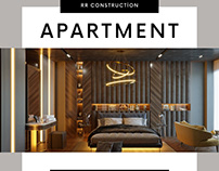 RR construction apartments.Bedroom