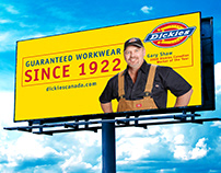 Dickies Canada - Advertisting Campaigns and Trade Show