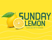 Sunday Lemon Display Font