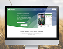 Agri Mobile Support Platform Website Design