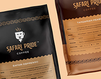 Safari Pride Coffee - Logo Design & Packaging
