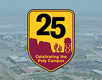 Polytechnic Campus 25 Year Celebration Logo