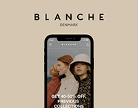 BLANCHE website redesign / E commerce