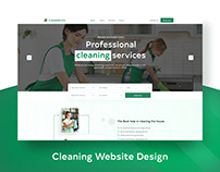 Cleaning agency website design
