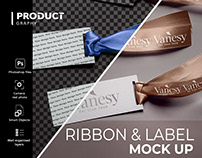 Ribbon & Label MOCKUP
