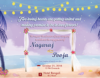 Pooja & Nagaraj - Engagement Invitation