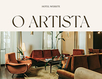 O Artista hotel website