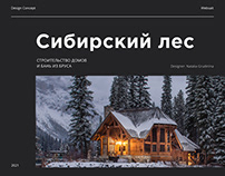 Website concept construction of houses