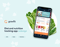 GrowFit - diet and nutrition app