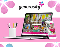 Generosity Website Design