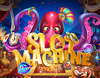 Slot Machine - Backgrounds and Icons for Fun Spin