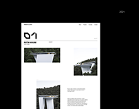Website design for architect Roman Vlasov