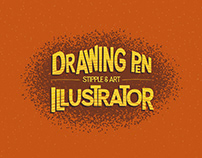 17 Drawing Pen & Stippling Illustrator Brushes