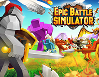 Epic Battle Simulator - Mobile game art