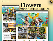 Flowers WordPress website Design
