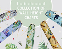 Wall height charts collection