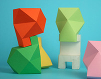 Paper Toy Skull By Proyecto Ensamble