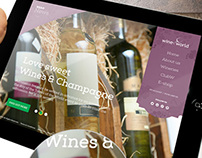 WineWorld - E-Store web design