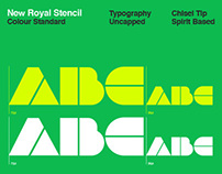 New Royal Stencil Typography