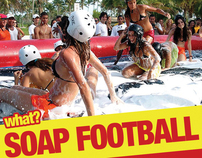 Soap Football Poster