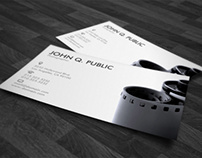 Black and White Photographer Business Cards