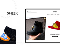 SNEEK Shoes - Web Design