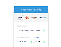 Payment Methods Mobile UI/UX
