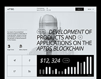 Aptos - crypto blockchain redesign concept