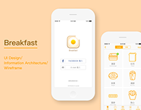 Breakfast order APP | UI Design