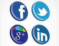 Uplinks Social Media Icon Set