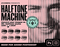 Halftone Machine Action - Convert Image to Halftone