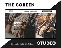 The Screen Studio | Website, design, UI/UX