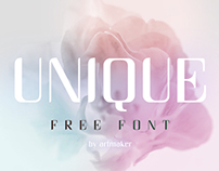UNIQUE free font