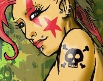 illustration 'punkgirl'