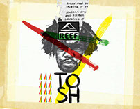 REEF PETER TOSH SANDAL CAMPAIGN