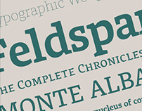 Typeface: Feldspar